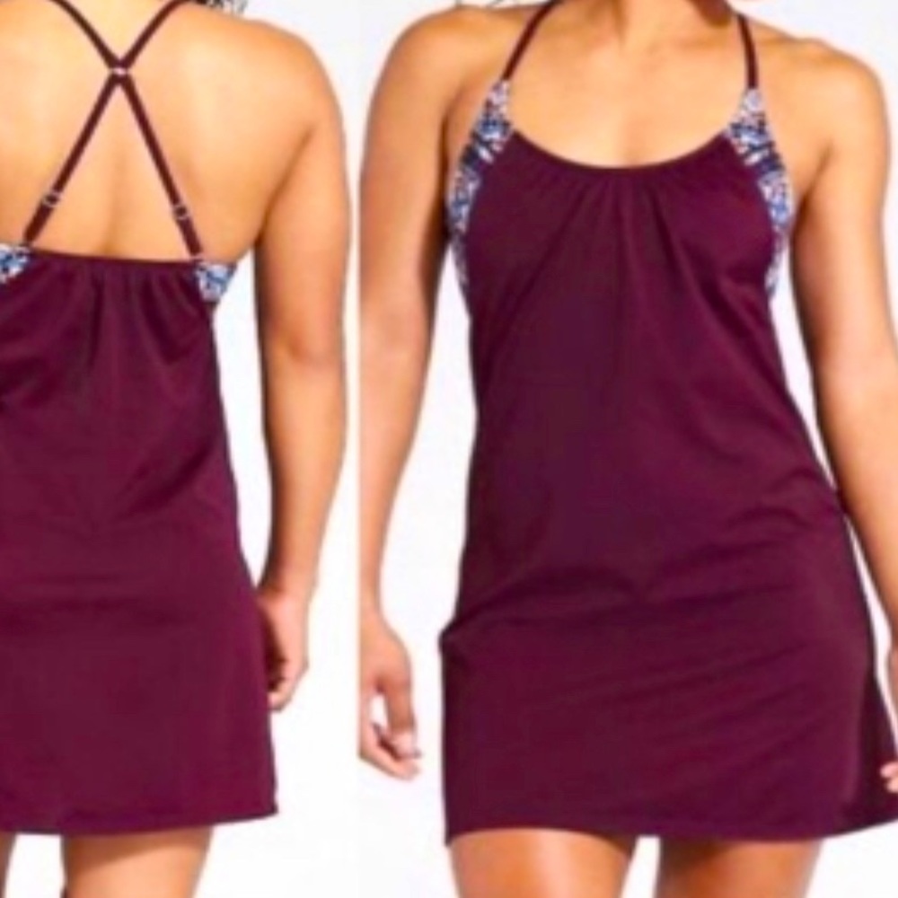 Athleta - Geo Blousy Swim Dress